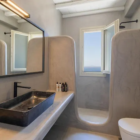 Renovated Luxury Oceanview With Pool In Mykonos ヴィラ *