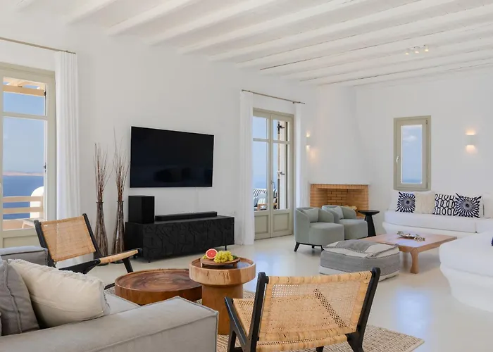 Renovated Luxury Oceanview With Pool In Mykonos Fanari (Mykonos)