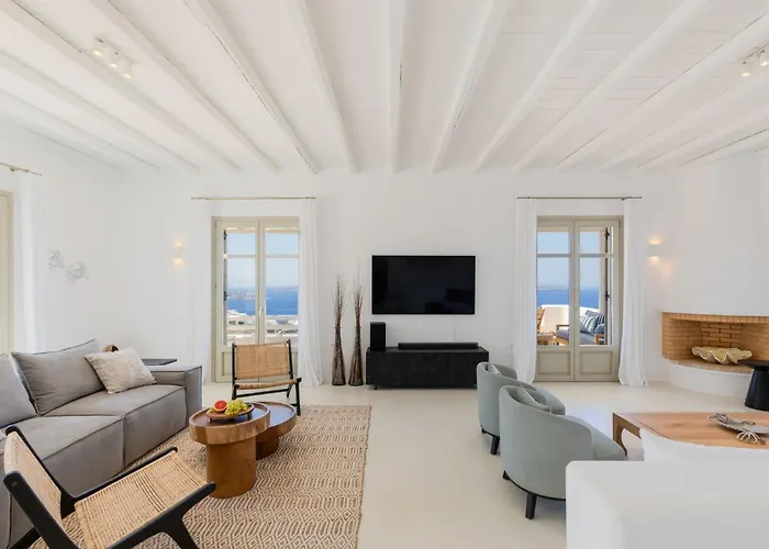 וילה Renovated Luxury Oceanview With Pool In Mykonos Fanari (Mykonos)